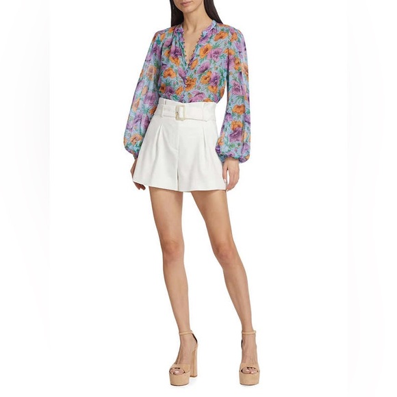 NEW Veronica Beard
Syden Floral Silk Top MSRP $448 - Picture 3 of 8